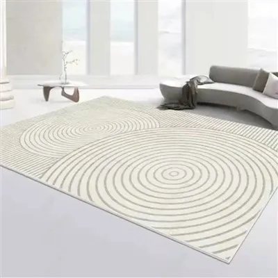 얽히고 설킨 모조 캐시미어 카펫